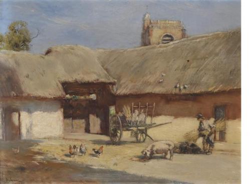 Cour de ferme à St Blimont - Rudolf Ribarz