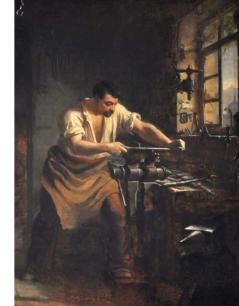 L'atelier de serrurerie - Louis Mallaval
