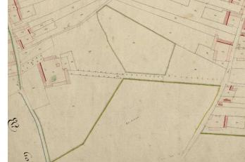 Plan du château d'Offoël en 1831