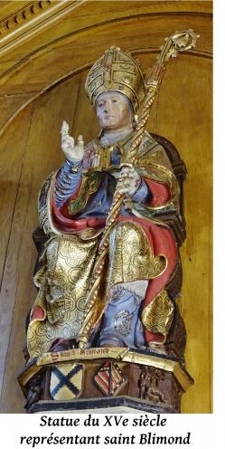Statue de saint blimond