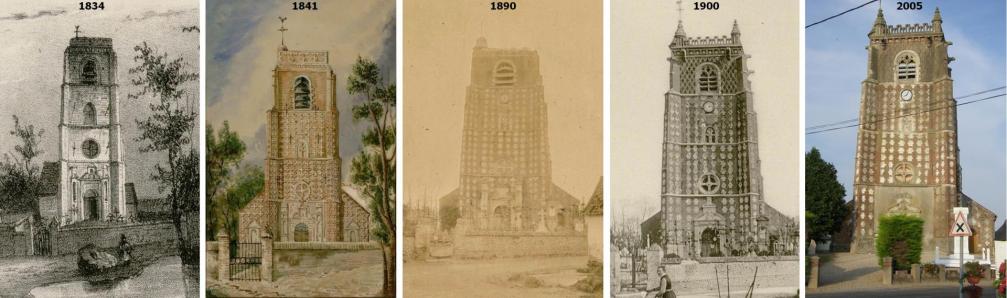 Evolution de la Tour de St Blimont